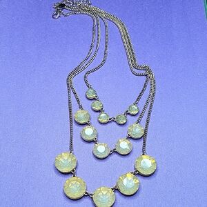 Natasha Couture Gold Layered Necklace